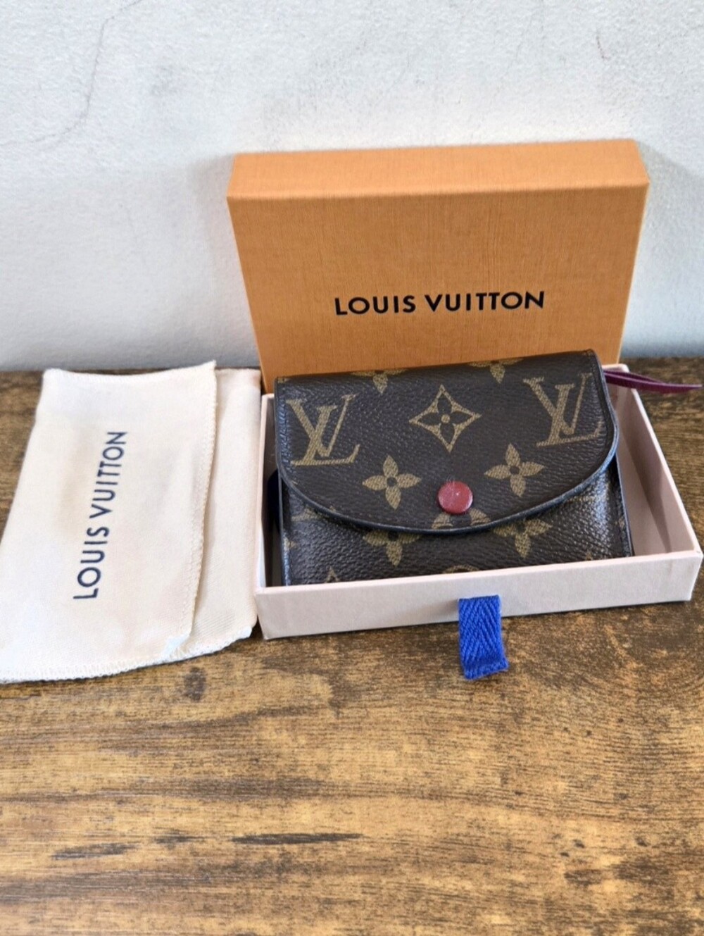 Louis Vuitton Monogram Compact Wallet in Brown